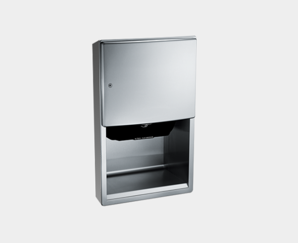 Stainless steel contactless paper towel dispenser with AC adapter