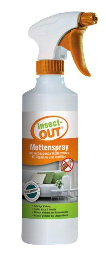 Mottenspray 500 ml mit angenehmen Lavendelduft und sofortiger Wirkung von Insect-OUT®