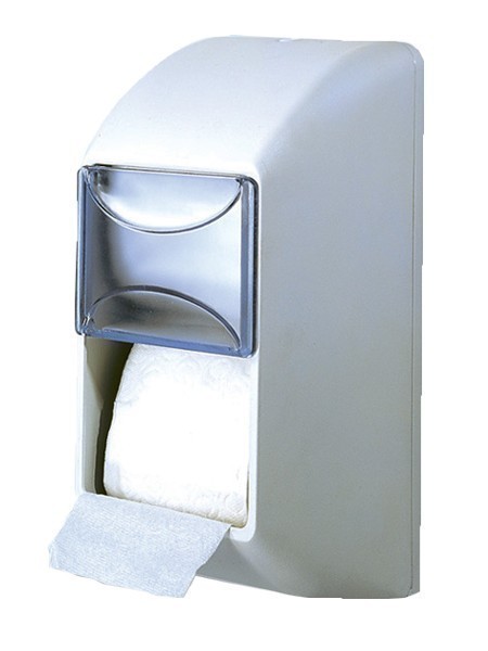 Weißer Doppel Toilettenpapierspender aus Kunststoff zur Wandmontage MP670 Marplast S.p.A.  MP670