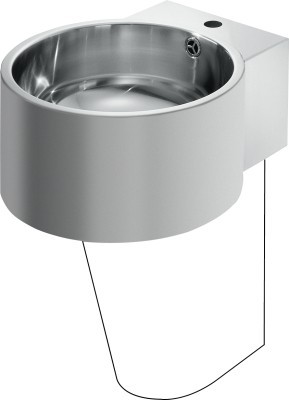 Franke washbasin BRC390SF made of stainless steel for wall mounting with overflow Franke GmbH BRC390SF