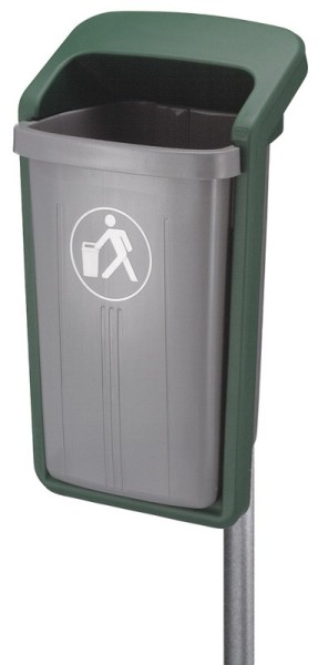 UV-resistant plastic outdoor waste bin 50 ltr 31008827,31008834,31008841