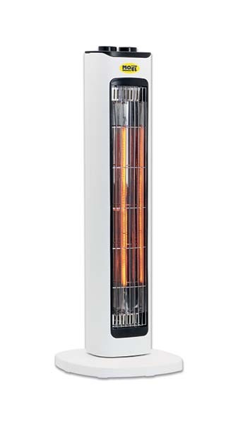 Infrared heater 800 W stand model rotary function 2 warm settings MO-EL Maui MAUI340C