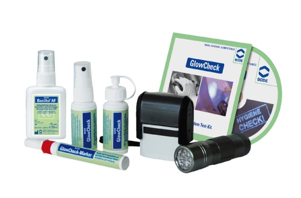 GlowCheck Test-Kit für Flächenreinigungs und Desinfektions maßnahmen Paul Hartmann Ges.m.b.H. 6 Stück
