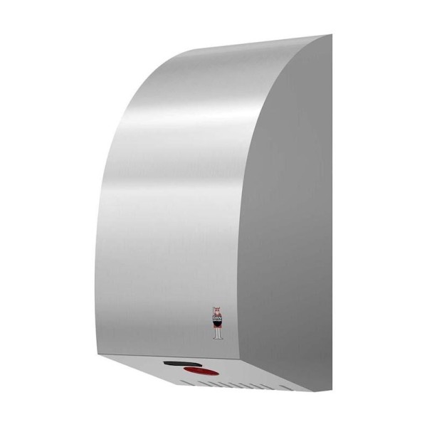Dan Dryer Turbo hand dryer 1600W made of brushed stainless steel with IR sensor Dan Dryer A/S  288