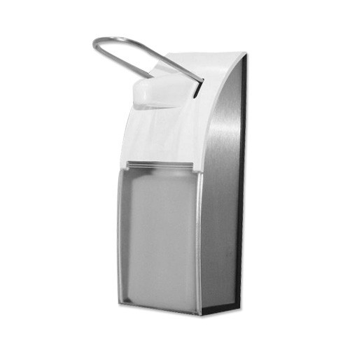 Metzger white lockable dispenser 500 ml for liquid soaps, lotions, disinfectants JM-Metzger GmbH  HS500TGB,HS500TAL,HS500TKS