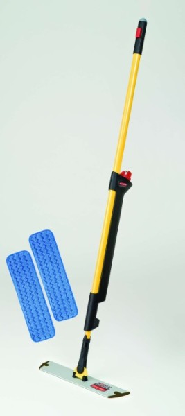 RUBBERMAID PULSEª microfibre cleaning system in yellow/black made of plastic Rubbermaid R050669