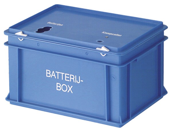 Battery box blue   VB 320400