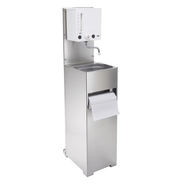 mobiles Spülbecken Papierrollenhalter  Waschbecken Handwaschbecken Waschstation 