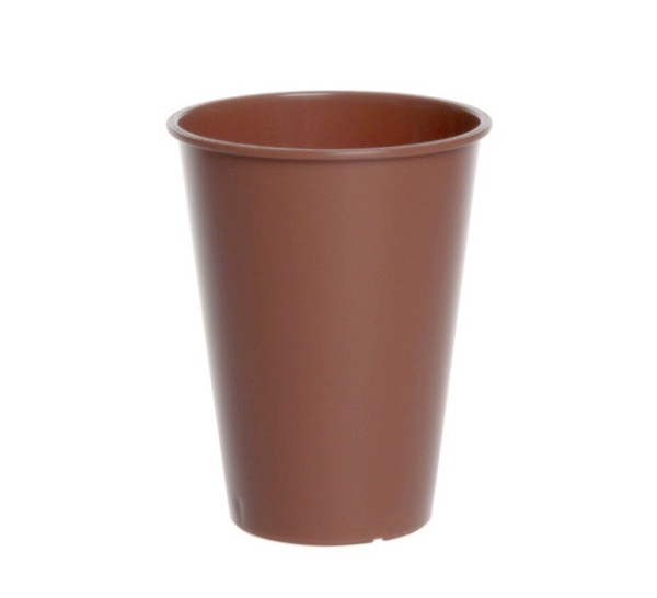 Coffee Cup 0,15l PP aus Kunststoff braun oder transparent Kaffee Tee Heißgetränke Mehrweggläser Feier Plastik 