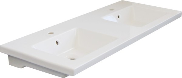 Franke double washbasin ANMA0013 made of ceramic in white for wall mounting Franke GmbH  ANMA0013