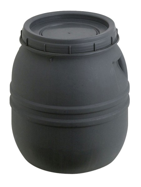 Storage Drum with Screw-Lid 70 litres grey   VB 200043