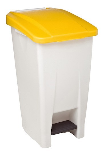 Rossignol fahrbarer Abfallbehälter mit Pedal 60L aus Polyethylen-Kunststoff Rossignol 59837,59875,59876,59877,59878
