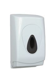 PlastiQline toilet paper dispenser single sheet dispensing made of white plastic for wall mounting PlastiQ-line  5526
