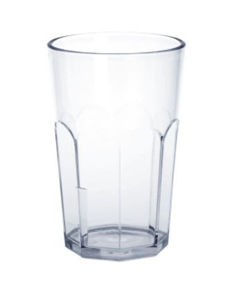Caipirinha-Glass partly frosted 0,2l - 0,3l SAN plastic dishwasher safe Schorm GmbH 9081,9044